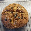 Bogi Smolkó Cooksnap-ja, amikor elkészítette a(z) Teljes kiőrlésű tökmagos házi kenyér receptet.