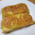 Szabrina Bahus Cooksnap-ja, amikor elkészítette a(z) Sonkás -tejszínes csirkével töltött leveles buci receptet.