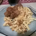El cooksnap de Iris Jauregui de Acosta cuando hizo Espaguetis con albóndigas en salsa de tomate.