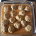 El cooksnap de Vicente cuando hizo Albóndigas al Varoma con salsa española (Thermomix).