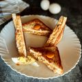 Swati Ganguly Chatterjee 's cooksnap of when they made এগ মেও স্যান্ডউইচ (Egg mayo sandwich recipe in Bengali).
