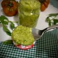 El cooksnap de Marieta cuando hizo Pesto de albahaca.