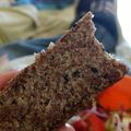 El cooksnap de Isma Luna cuando hizo Pan de avena, linaza y chía, con toques de orégano oliva y ajo.