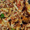 Cooksnap dari Venty Herlina untuk resep Ayam Suwir Pedas Manis