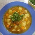 El cooksnap de Fabiola Pérez cuando hizo Carbonada de la abuela.