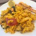 El cooksnap de Maribel cuando hizo Paella de marisco.