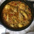 El cooksnap de José Lorenzo cuando hizo Arroz con pollo tipo paella.