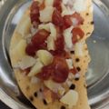 Yoshita Ahuja Kwatra's cooksnap of when they made Cone Papad Chat.