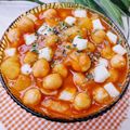 El cooksnap de graciela martinez IG @gramar09ok ☺💗 cuando hizo Garbanzos y maíz con hortalizas. Plato vegetariano.
