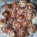 El cooksnap de Rocío Agustina cuando hizo Espirales de chocolate  y dulce de leche(sin levadura).
