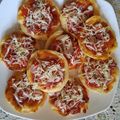 Cooksnap dari Sari Listiarini untuk resep Pizza mini no telur,no susu,pakai terigu murah tapi empuk😍😍
