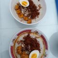 Cooksnap dari Nurul Jannatul Wahidah untuk resep Bubur Ayam Praktis dari Nasi...Gurihhh