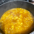 El cooksnap de Beth Guiol cuando hizo Sopa de coliflor.