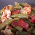 El cooksnap de Pilar cuando hizo Ensalada de judías verdes con gambas.