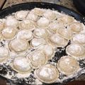 El cooksnap de Sheila D'Alessandro cuando hizo Sorrentino en masa remolacha relleno de ricota y verduras.