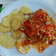 El cooksnap de vic cuando hizo Costillas de cerdo con puré.