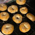 El cooksnap de Vito Carrier cuando hizo Bagels clásicos.