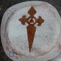 El cooksnap de Inma Limón cuando hizo Tarta de Santiago.