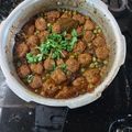 Rita mehta का कुकस्नैप जब उन्होंने सोया नगेट करी(soya naget curry recipe in hindi) बनाया था।