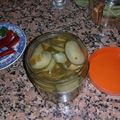 El cooksnap de Luis Introini cuando hizo Pepinos en vinagre.