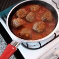 El cooksnap de Jime Tolino cuando hizo Estofado de albóndigas.