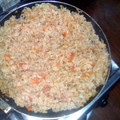 El cooksnap de Daiana Dominguez cuando hizo Arroz frito con tomates.