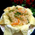 Kinkini Biswas's cooksnap of when they made এগ ফ্রায়েড রাইস (Egg Fried rice recipe in Bengali).