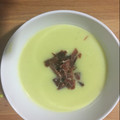 El cooksnap de Roxana cuando hizo Crema calabacín y puerro.