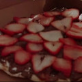 Cooksnap de I. Anselmo quando cozinhou Pizza doce de speculus e morangos.