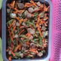 Cooksnap dari Anisa Puspita untuk resep Tumis Buncis Wortel Bakso Sosis a.k.a Cah Buncis Wortel