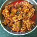 Vanika Agrawal's cooksnap of when they made Aam ka khatta achaar.