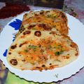 Rituparna Ghosh's cooksnap of when they made Amritsari stuffed kulcha.