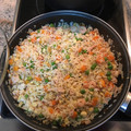 El cooksnap de Carlos Martin Chuecos cuando hizo Arroz tres delicias.