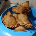 El cooksnap de Ana Cabrera Aguiar cuando hizo Empanadas criollas (morrón, cebolla, huevito duro, pasa de uva y aceitunas), con masa casera🥟.