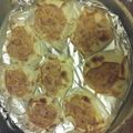 El cooksnap de Romi Valor cuando hizo Canastitas de atún y choclo.