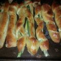 Dan's cooksnap of when they made Asparagus and Cheese Roll Ups..