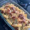 El cooksnap de Arcadia Ascanio Ferrer cuando hizo Pasta corta boloñesa y queso.