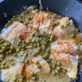 El cooksnap de mjmonseco cuando hizo Bacalao desalado con guisantes.