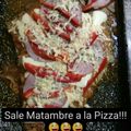 El cooksnap de Juan José Coronel cuando hizo Matambre a la Pizza.