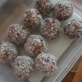 El cooksnap de Daniela Ara cuando hizo Trufas de avena, coco y pasta de maní.