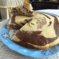 El cooksnap de Andrea Enzo Lionel cuando hizo Torta Marmolada, súper liviana, ideal para el mate.