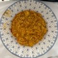 El cooksnap de Manuel Rodriguez cuando hizo Arroz meloso de rape y gambas.