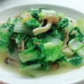 喜樂瑪瑪 的 香菇炒小白菜- 高纖通腸利胃 cooksnap