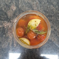 El cooksnap de Melanio Esteban cuando hizo Tomates cherry macerados.