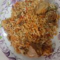 Saira Abdullah's cooksnap of when they made Sindhi Biryani.