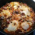 Άλκηστις Χατζηκώστα's cooksnap of when they made Σαγανάκι  με χωριάτικο λουκάνικο, αβγά και γραβιέρα.
