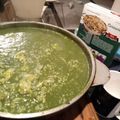 El cooksnap de Juan Carlos Gervasio cuando hizo Risotto de espinaca.