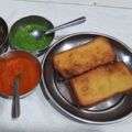 Deval maulik trivedi's cooksnap of when they made બ્રેડ પકોડા (Bread Pakoda Recipe In Gujarati).