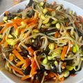 𝓐𝓵𝓵𝔂 𝓛𝓲𝓾 的 簡單韓式黃豆芽木耳紅蘿蔔拌菜 cooksnap