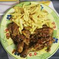 El cooksnap de Joni Techno-ska cuando hizo Contramuslos de pollo con almendras y cherrys.
